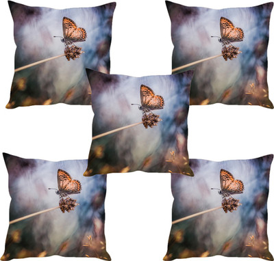 

Sleep Nature's Abstract Cushions Cover(Pack of 5, 40.63 cm*40.63 cm, Multicolor)