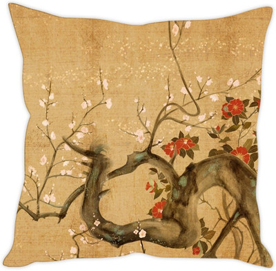 

Sleep Nature's Abstract Cushions Cover(40.63 cm*40.63 cm, Multicolor)