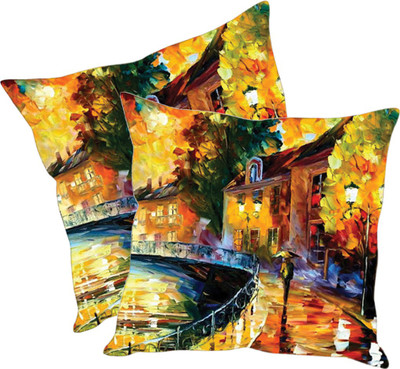

Sleep Nature's Printed Cushions Cover(Pack of 2, 30.63 cm*30.63 cm, Multicolor)