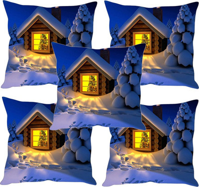 

Sleep Nature's Printed Cushions Cover(Pack of 5, 40.63 cm*40.63 cm, Multicolor)