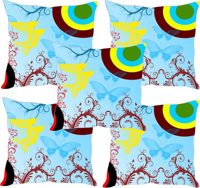 

Sleep Nature's Printed Cushions Cover(Pack of 5, 40.63 cm*40.63 cm, Multicolor)