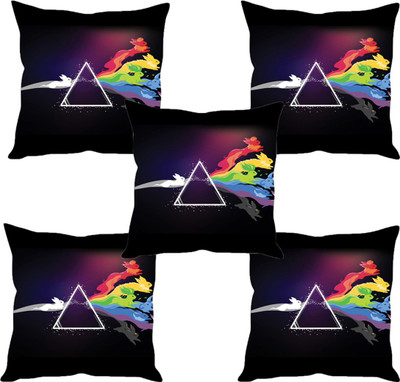 

Sleep Nature's Abstract Cushions Cover(Pack of 5, 40.63 cm*40.63 cm, Multicolor)