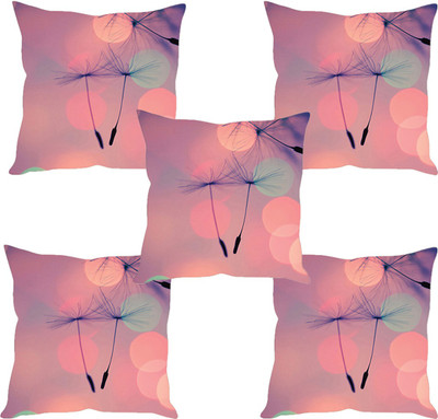 

Sleep Nature's Abstract Cushions Cover(Pack of 5, 40.63 cm*40.63 cm, Multicolor)
