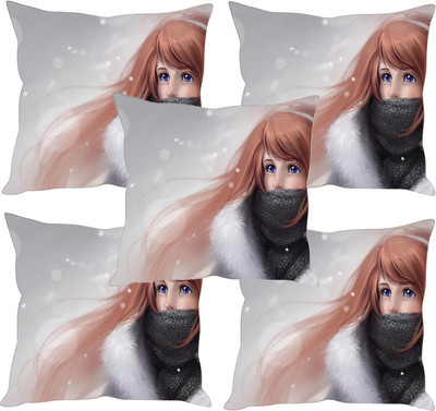 

Sleep Nature's Printed Cushions Cover(Pack of 5, 40.63 cm*40.63 cm, Multicolor)
