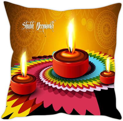 

Sleep Nature's Printed Cushions Cover(40.63 cm*40.63 cm, Multicolor)