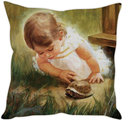 

Sleep Nature's Abstract Cushions Cover(30.63 cm*30.63 cm, Multicolor)