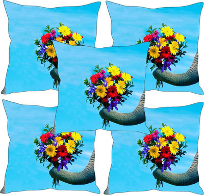 

Sleep Nature's Printed Cushions Cover(Pack of 5, 40.63 cm*40.63 cm, Multicolor)
