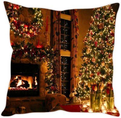 

Sleep Nature's Printed Cushions Cover(30.63 cm*30.63 cm, Multicolor)