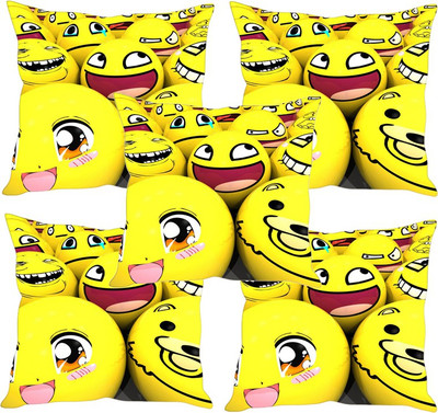 

Sleep Nature's Printed Cushions Cover(Pack of 5, 40.63 cm*40.63 cm, Multicolor)