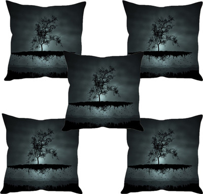 

Sleep Nature's Abstract Cushions Cover(Pack of 5, 30.63 cm*30.63 cm, Multicolor)