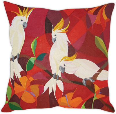 

Sleep Nature's Abstract Cushions Cover(40.63 cm*40.63 cm, Multicolor)