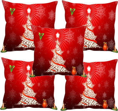 

Sleep Nature's Printed Cushions Cover(Pack of 5, 30.63 cm*30.63 cm, Multicolor)