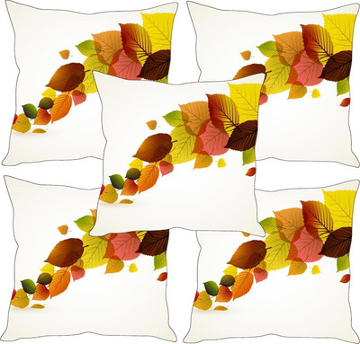 

Sleep Nature's Printed Cushions Cover(Pack of 5, 30.63 cm*30.63 cm, Multicolor)