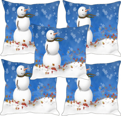 

Sleep Nature's Printed Cushions Cover(Pack of 5, 40.63 cm*40.63 cm, Multicolor)
