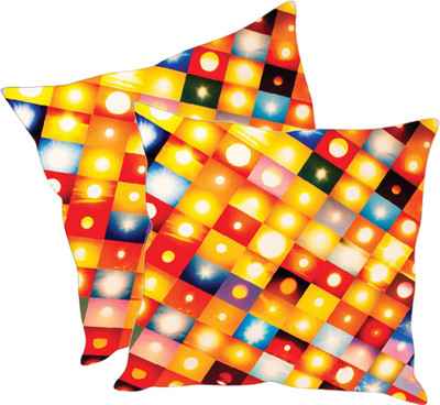 

Sleep Nature's Printed Cushions Cover(Pack of 2, 30.63 cm*30.63 cm, Multicolor)