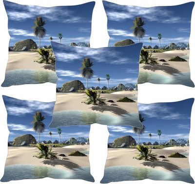 

Sleep Nature's Printed Cushions Cover(Pack of 5, 30.63 cm*30.63 cm, Multicolor)