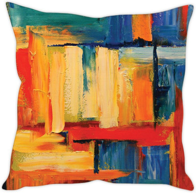 

Sleep Nature's Abstract Cushions Cover(40.63 cm*40.63 cm, Multicolor)