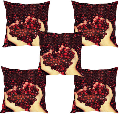 

Sleep Nature's Abstract Cushions Cover(Pack of 5, 30.63 cm*30.63 cm, Multicolor)