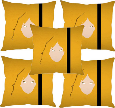 

Sleep Nature's Printed Cushions Cover(Pack of 5, 30.63 cm*30.63 cm, Multicolor)