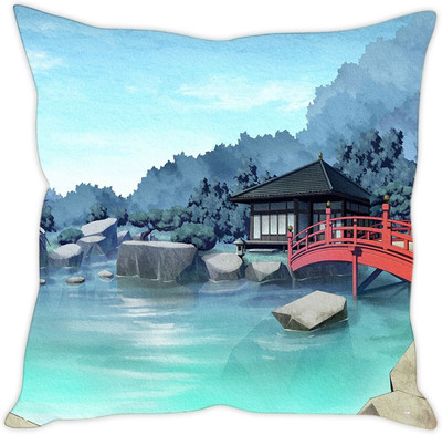 

Sleep Nature's Abstract Cushions Cover(40.63 cm*40.63 cm, Multicolor)