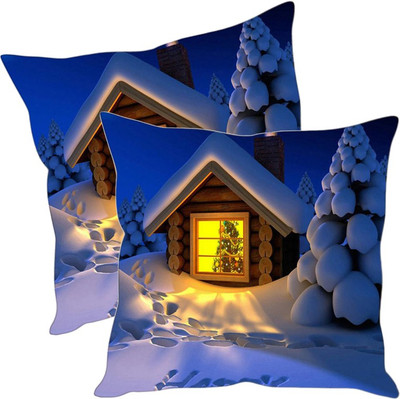 

Sleep Nature's Printed Cushions Cover(Pack of 2, 30.63 cm*30.63 cm, Multicolor)