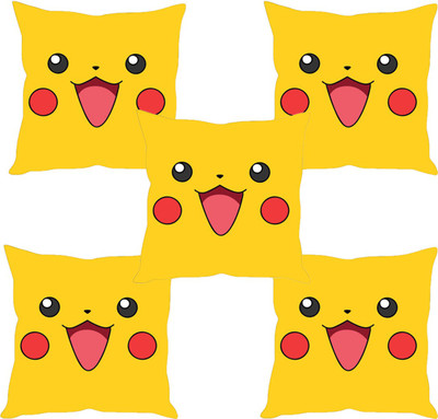 

Sleep Nature's Abstract Cushions Cover(Pack of 5, 30.63 cm*30.63 cm, Multicolor)
