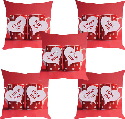 

Sleep Nature's Abstract Cushions Cover(Pack of 5, 40.63 cm*40.63 cm, Multicolor)