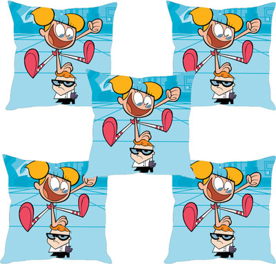 

Sleep Nature's Abstract Cushions Cover(Pack of 5, 30.63 cm*30.63 cm, Multicolor)