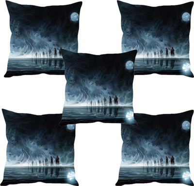 

Sleep Nature's Abstract Cushions Cover(Pack of 5, 40.63 cm*40.63 cm, Multicolor)