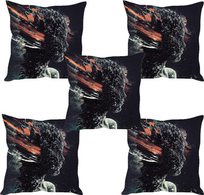 

Sleep Nature's Abstract Cushions Cover(Pack of 5, 40.63 cm*40.63 cm, Multicolor)