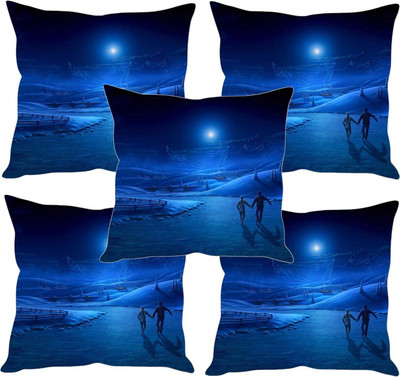 

Sleep Nature's Printed Cushions Cover(Pack of 5, 40.63 cm*40.63 cm, Multicolor)