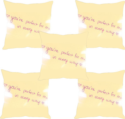 

Sleep Nature's Abstract Cushions Cover(Pack of 5, 30.63 cm*30.63 cm, Multicolor)