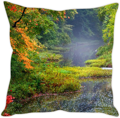 

Sleep Nature's Printed Cushions Cover(40.63 cm*40.63 cm, Multicolor)