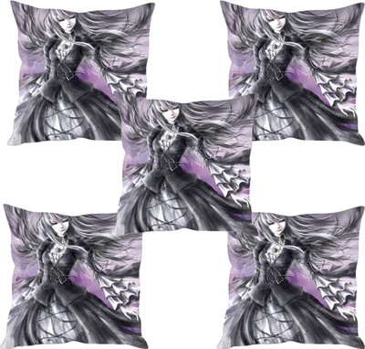 

Sleep Nature's Abstract Cushions Cover(Pack of 5, 40.63 cm*40.63 cm, Multicolor)