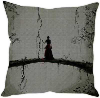 

Sleep Nature's Abstract Cushions Cover(40.63 cm*40.63 cm, Multicolor)