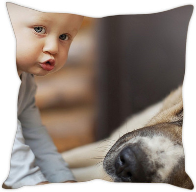 

Sleep Nature's Abstract Cushions Cover(30.63 cm*30.63 cm, Multicolor)