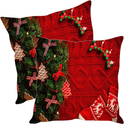 

Sleep Nature's Printed Cushions Cover(Pack of 2, 40.63 cm*40.63 cm, Multicolor)