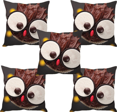 

Sleep Nature's Abstract Cushions Cover(Pack of 5, 30.63 cm*30.63 cm, Multicolor)