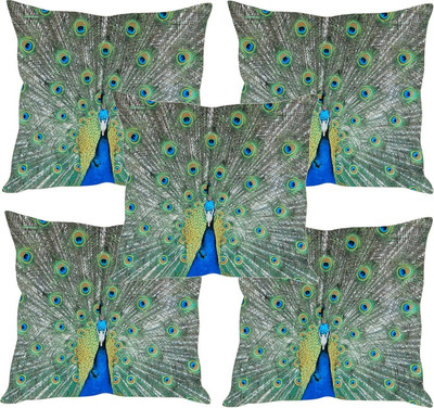 

Sleep Nature's Printed Cushions Cover(Pack of 5, 40.63 cm*40.63 cm, Multicolor)