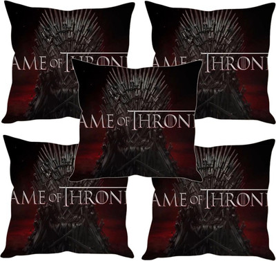 

Sleep Nature's Printed Cushions Cover(Pack of 5, 30.63 cm*30.63 cm, Multicolor)