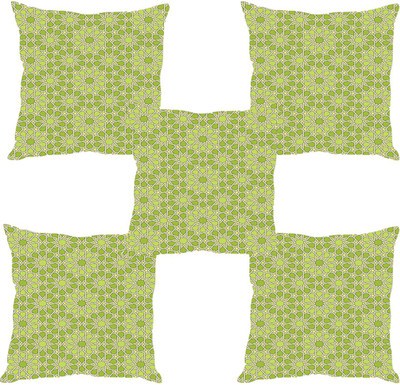 

Sleep Nature's Abstract Cushions Cover(Pack of 5, 40.63 cm*40.63 cm, Multicolor)
