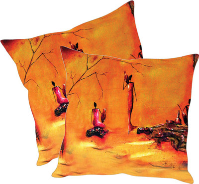 

Sleep Nature's Printed Cushions Cover(Pack of 2, 30.63 cm*30.63 cm, Multicolor)