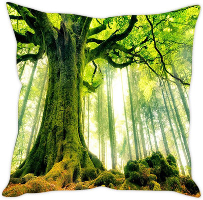 

Sleep Nature's Printed Cushions Cover(30.63 cm*30.63 cm, Multicolor)