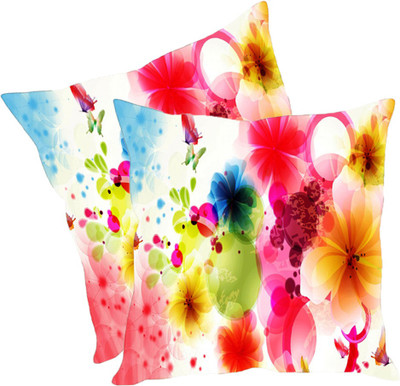 

Sleep Nature's Printed Cushions Cover(Pack of 2, 30.63 cm*30.63 cm, Multicolor)