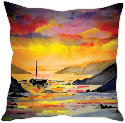 

Sleep Nature's Abstract Cushions Cover(40.63 cm*40.63 cm, Multicolor)