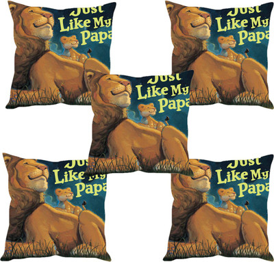 

Sleep Nature's Abstract Cushions Cover(Pack of 5, 40.63 cm*40.63 cm, Multicolor)