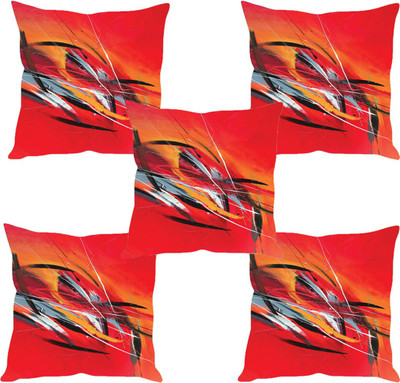 

Sleep Nature's Abstract Cushions Cover(Pack of 5, 40.63 cm*40.63 cm, Multicolor)