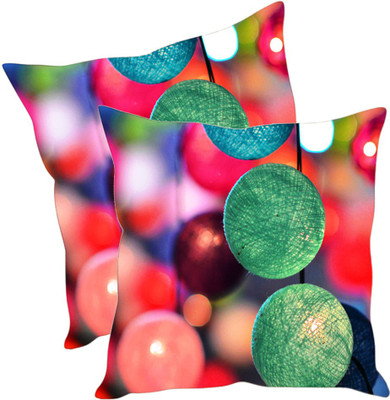 

Sleep Nature's Printed Cushions Cover(Pack of 2, 30.63 cm*30.63 cm, Multicolor)