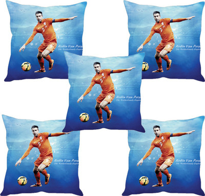 

Sleep Nature's Abstract Cushions Cover(Pack of 5, 30.63 cm*30.63 cm, Multicolor)