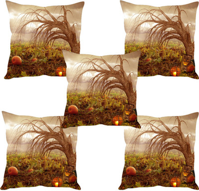 

Sleep Nature's Abstract Cushions Cover(Pack of 5, 30.63 cm*30.63 cm, Multicolor)